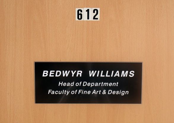 <b>Bedwyr Williams</b>, <i>Head of Department</i>, mixed media, 200x75cm, 2007. Courtesy the artist and Ceri Hand Gallery <b>Bedwyr Williams</b>, <i>Head of Department</i>, mixed media, 200x75cm, 2007. Courtesy the artist and Ceri Hand Gallery