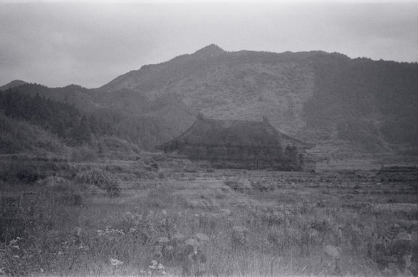 Research image, 2011. 35mm film photograph (2 photos blended digitally)