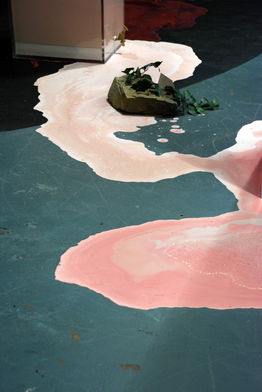 Catrin Davies & Lewis Wright, Enlighten Up (detail, part of Rising Tide series), installation, 2014. Photo: g39