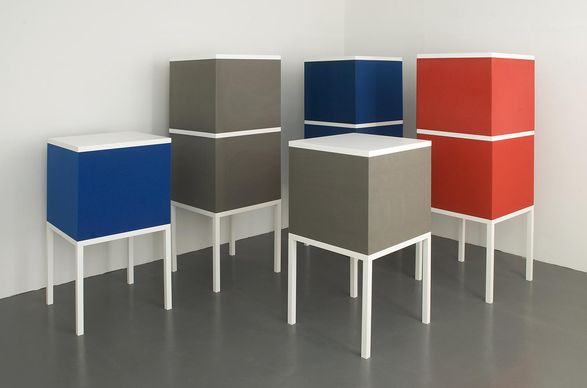 Archetypes, foam rubber, wood, MDF, size variable, 2010