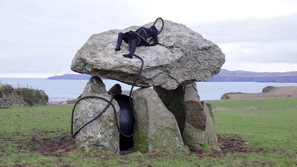 Jennifer Taylor, Video Still, Filmed at Carreg Samson in Pembrokeshire, 2016
