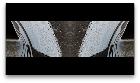 Jon Ratigan, Alternating currents, split screen video, 2017