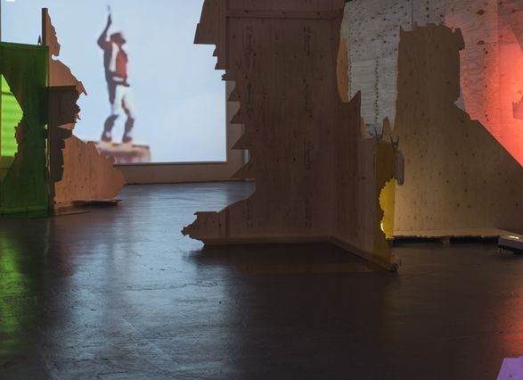 Holly Davey, `The Conversation` installation shot at g39, 2017.