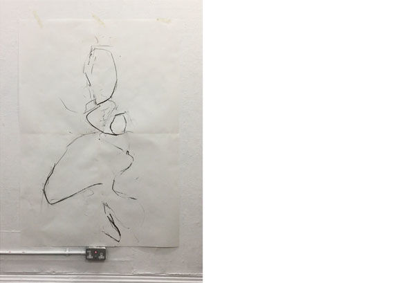 Florence Moon, <i>Natural Material, Drawn by Natural Material, Attached to Natural Material</i>, 2017 Florence Moon, <i>Natural Material, Drawn by Natural Material, Attached to Natural Material</i>, 2017