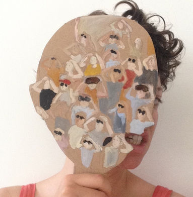 Ellie Young, <i>Mask for hiding in front of onlookers</i> Ellie Young, <i>Mask for hiding in front of onlookers</i>