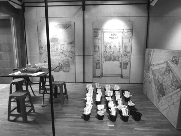 Edita Atmaja, <i>Toko Bunga `Anggrek` installation</i>, 2015 Edita Atmaja, <i>Toko Bunga `Anggrek` installation</i>, 2015