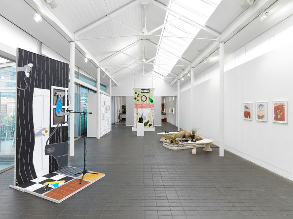 <I>Installation View at Jerwood Space.</I> Commissioned by Jerwood Charitable Foundation. Photo: Anna Arca