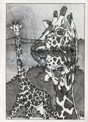 <i>Giraffes (Man Alone With Himself)</i> 2009 <i>Giraffes (Man Alone With Himself)</i> 2009