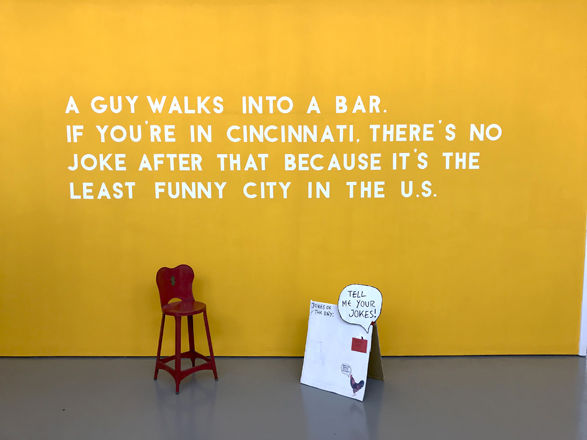 Sophie Lindsey, <i>Funniest Joke in Cincinnati</i>, 2019 Sophie Lindsey, <i>Funniest Joke in Cincinnati</i>, 2019