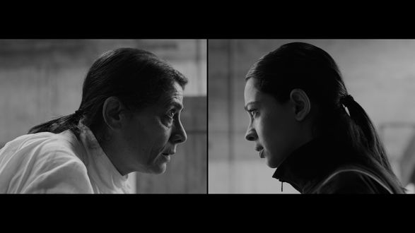 `In Vitro`, two-channel film, 28’, Larissa Sansour and Søren Lind, 2019 `In Vitro`, two-channel film, 28’, Larissa Sansour and Søren Lind, 2019