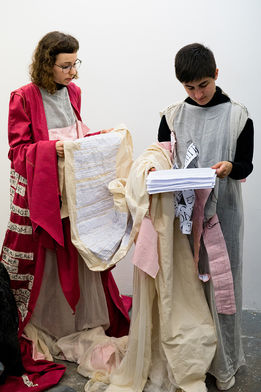 You are what you eat (2019) Performance with Beth Bramich, approx 35 minutes. Images courtesy Paul Chapellier You are what you eat (2019) Performance with Beth Bramich, approx 35 minutes. Images courtesy Paul Chapellier