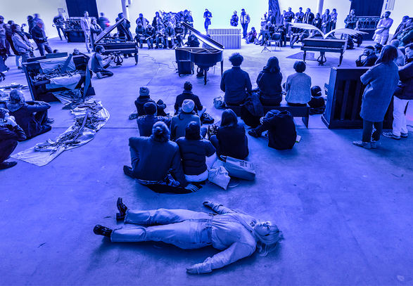 Angharad Williams, Eraser, 2020, Performance Still in collaboration with Richard Sides. Photo by Giorgia Palmisano & Giulia Baresi, Courtesy of Archivo Conz, Berlin. Angharad Williams, Eraser, 2020, Performance Still in collaboration with Richard Sides. Photo by Giorgia Palmisano & Giulia Baresi, Courtesy of Archivo Conz, Berlin.