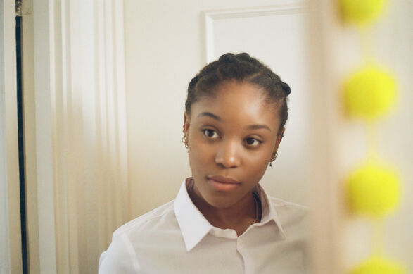 Ayo Akingbade, Jitterbug (2022), film still. Produced and commissioned by Artangel and Museum of the Home, London. 