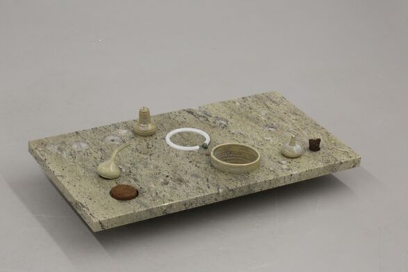 Ciarn  Dochartaigh, CNC cut limousin granite with embedded ceramic tools 2022