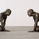 <i>Out of sight (All on my own)</i>, Bronze, each 450(h) x 250(w) x 500(d) mm, 2011.  Ryan Gander. Photo: Kiki Triantafyllou. Courtesy of Lisson Gallery