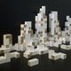 Institute of Play (detail), tulip wood, cellulose paint, 2 x 2 x 1m, 2010-11