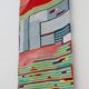 To Houshi Onsen, tapestry (silk, cotton, wool, tencel, linen), 30 x 180 cm, 2013.