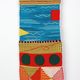 Detail of Kreuzberg, tapestry (silk, cotton, wool, tencel, linen), 12 x 85 cm, 2011
